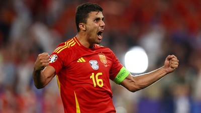 Rodri Dinobatkan Sebagai Pemain Terbaik Euro 2024