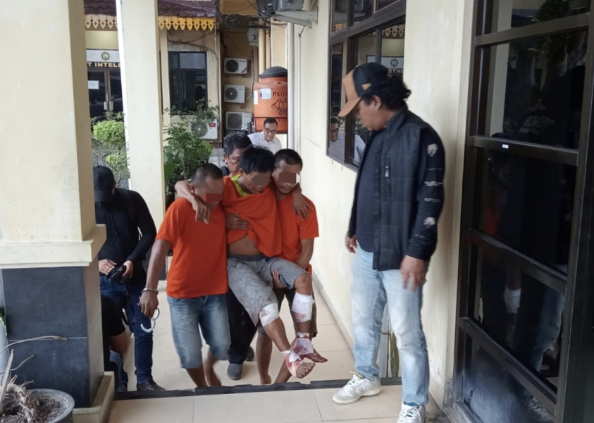 10 Tahanan Kabur dari Sel Polsek Rumbai Riau Berhasil Diringkus Polisi
