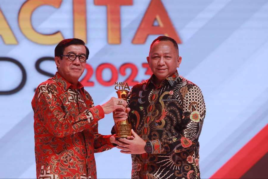 Jaksa Agung ST Burhanuddin Raih Penghargaan NAWACITA AWARD 2023 Kategori Penegakan Hukum