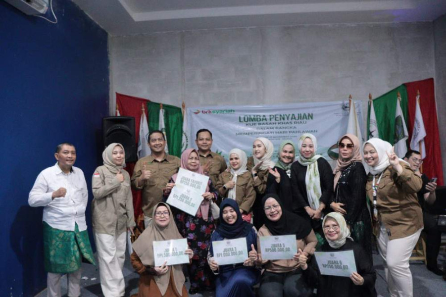 BRK Syariah Jakarta Promosikan Produk di Acara Lomba Penyajian Kue Basah Khas Riau 2024