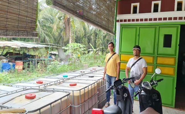 Polres Bengkalis Gerebek Penimbunan Bahan Bakar, Ribuan Liter Solar Kena Sita