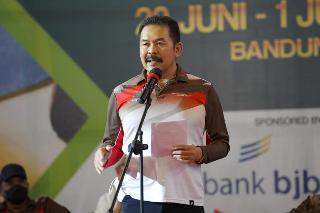 Jaksa Agung Berikan Sambutan pada Pembukaan Kejuaraan Tenis Meja