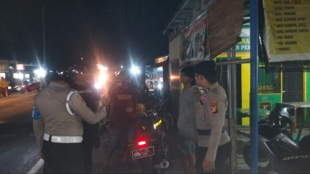 Wujudkan Pilkada Damai, Polsek Tempuling Terus Gencar Patroli KRYD