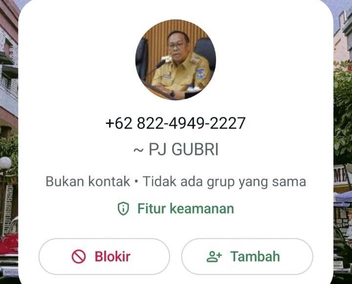 Hati-hati..! Ada Penipuan  Mengatasnamakan Pj Gubri oleh Oknum Tak Bertanggung Jawab