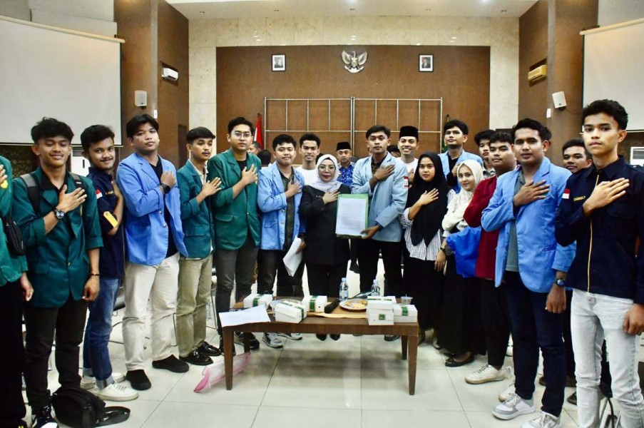 Aliansi Mahasiswa Kampar Gelar Dialog dengan Wabup, Bahas Beasiswa hingga Kekerasan Seksual