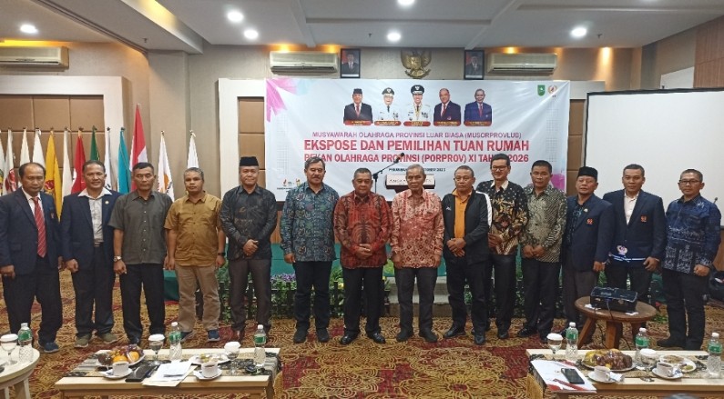 KONI Riau Gelar Musprovlub, Dumai dan Siak Calon Tuan Rumah Bersama Porprov 2026