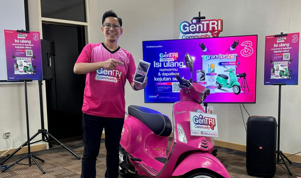 Tri Apresiasi Gen Z di Sumatra Lewat Program Gen Tri Community