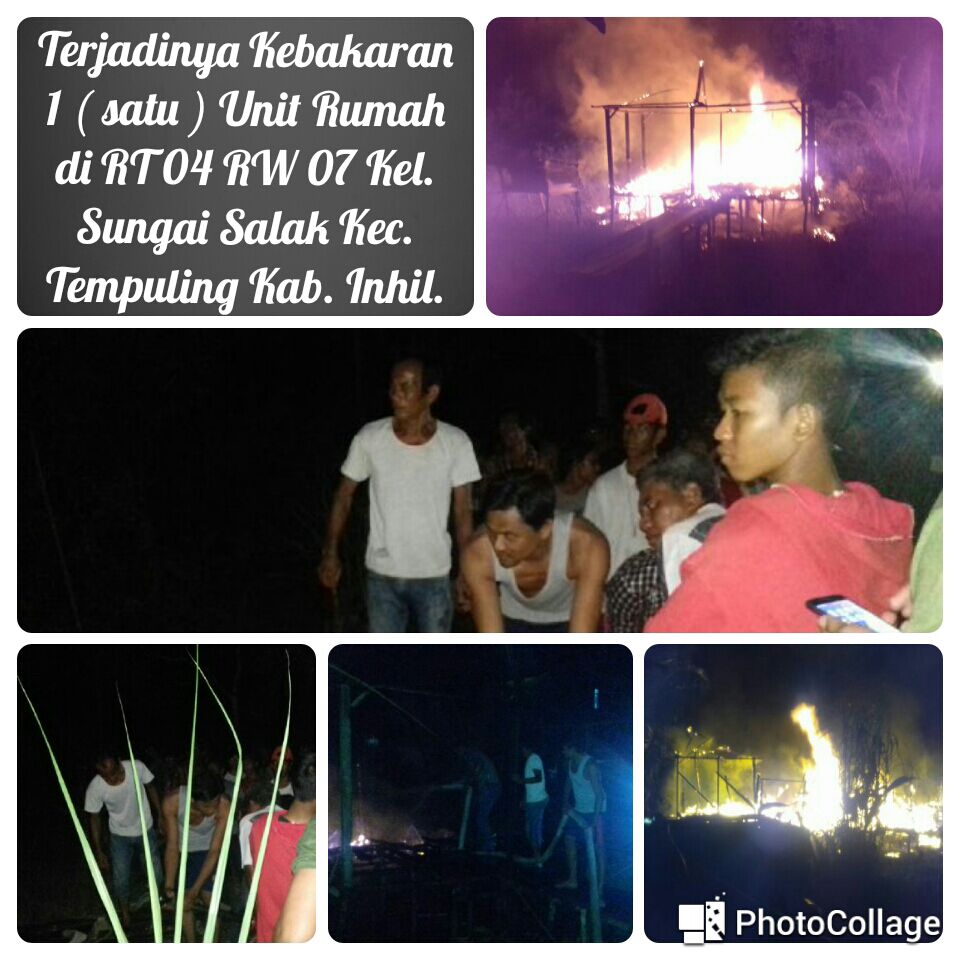 Kasian, Si Jago Merah Hanguskan Rumah Baharudin Saat Nganter Anak Berobat 