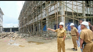 Bupati Wardan Tinjau Sejumlah Pelaksanaan Pembangunan di Inhil