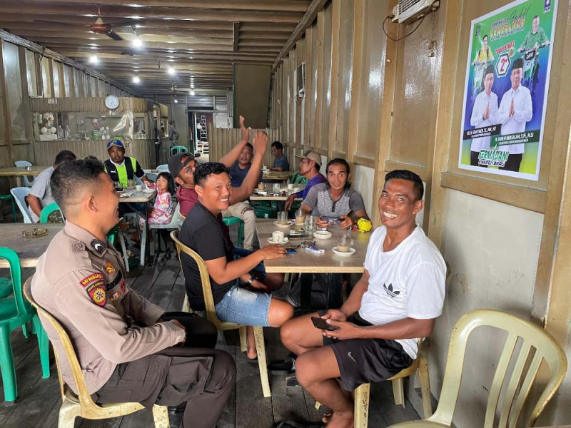 Polsek Concong Ajak Masyarakat Sukseskan Pilkada dan Sampaikan Pesan Pilkada Damai