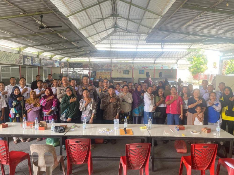 Polsek Kandis Sosialisasi Pencegahan Kekerasan Perempuan dan Anak serta Wujudkan Pilkada Damai