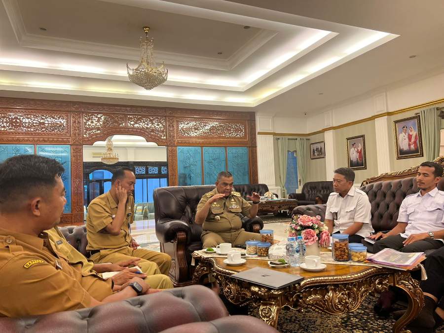 Tindaklanjuti Dampak Pasca Banjir, Gubri Usulkan Peningkatan Jalan Lintas Timur Pelalawan