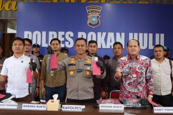 Komplotan Pembobol Rumah Anggota Dewan Rohul Dibekuk, 3 dari 5 Pelaku Ternyata Perempuan