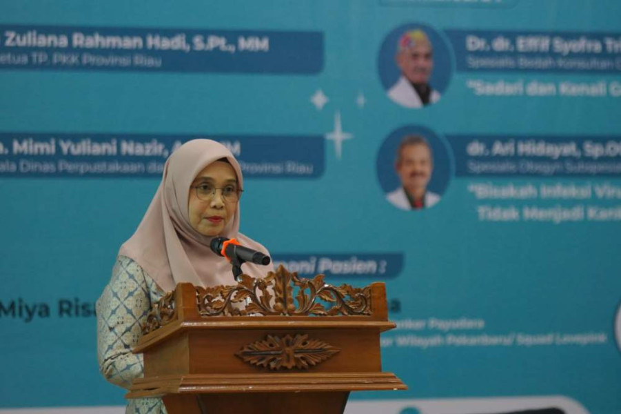 Pj Ketua TP-PKK Provinsi Riau Tekankan Pentingnya Pendeteksian Kanker Payudara dan Serviks Sejak Dini
