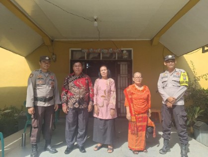 Polsek Rambah Hilir Gelar Kegiatan Cooling System dan Minggu Kasih di Gereja GPDI Al Masih