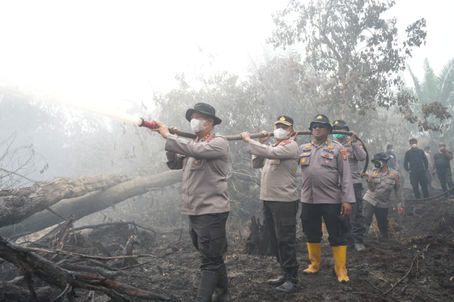 Udara Pekanbaru Membaik, Polda Riau Pastikan Penanganan Karhutla Tetap Maksimal