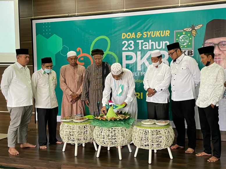 Peringati Harlah ke-23, DPC PKB Inhil Gelar Syukuran