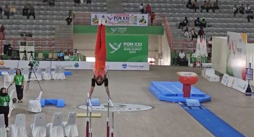 Koleksi 6 Emas di PON XXI Aceh-Sumut,  Riau Juara Umum Cabor Senam Artistik
