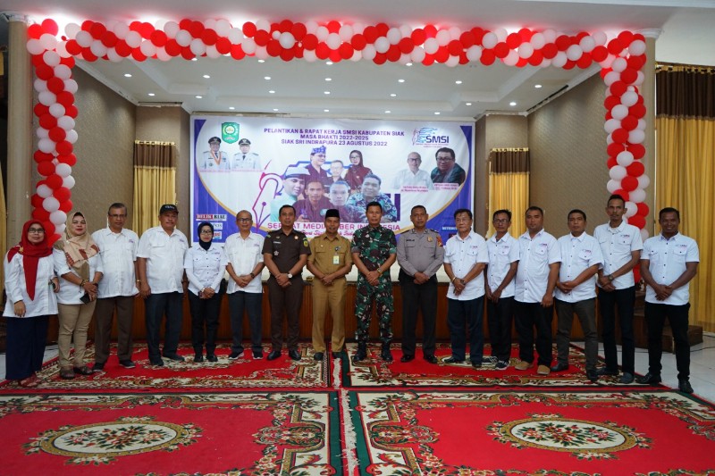 Resmi Dilantik, SMSI Siak Siap Jadi Mitra Pemerintah Daerah