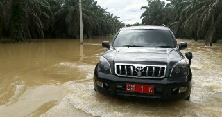 Bupati H. Mursini Tinjau Banjir di Kecamatan Pucuk Rantau