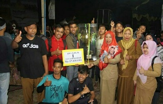 Untung Bertuah Desa Danau Baru Pemuncak di Event Festival Pacu Sampan Tradisional 