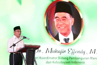 Buka Rakornas PID 2019, Menko PMK Singgung â€œ4C & Teori Makan Buburâ€