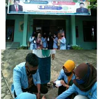 Cegah Covid-19, Tim KKN UR Racik Cairan Disinfektan