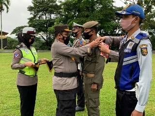 Polres Kuansing Gelar Apel Pasukan Operasi Keselamatan Lancang Kuning