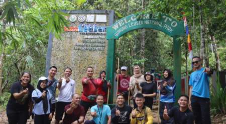 PKP Sespimmen di Polres Langkat, Zulfa Renaldo Kunjungi Wisata Bukit Lawang dan Hutan Lindung