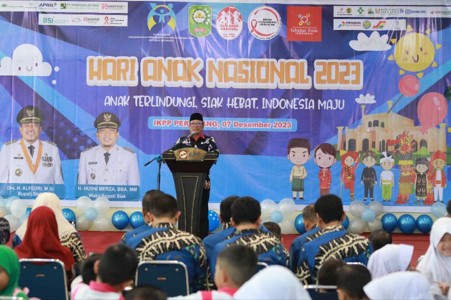 Hadiri Hari Anak Nasional dan AIDS Sedunia, Ini Pesan Sekda Arfan