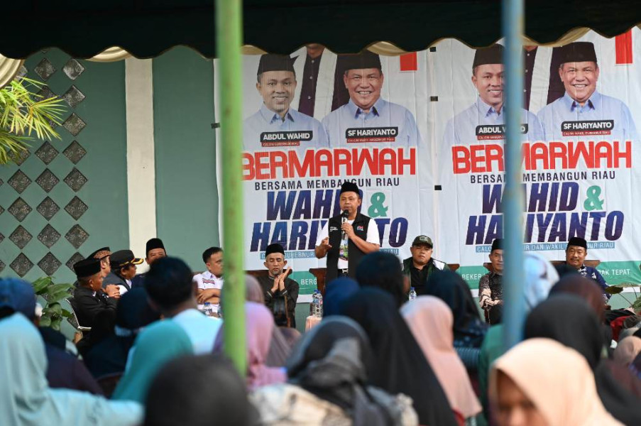 Warga Rohil Tak Mau Lagi Pemimpin 'Galombung', Cagubri Yang Satu Ini Disambut Hangat di Balai Jaya