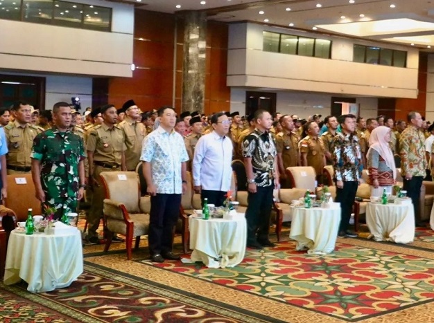 Pimpinan DPRD Riau Hadiri Pengesahan Rakor Pemda dan Desa Se-Riau Tahun 2024 Oleh Kemendagri