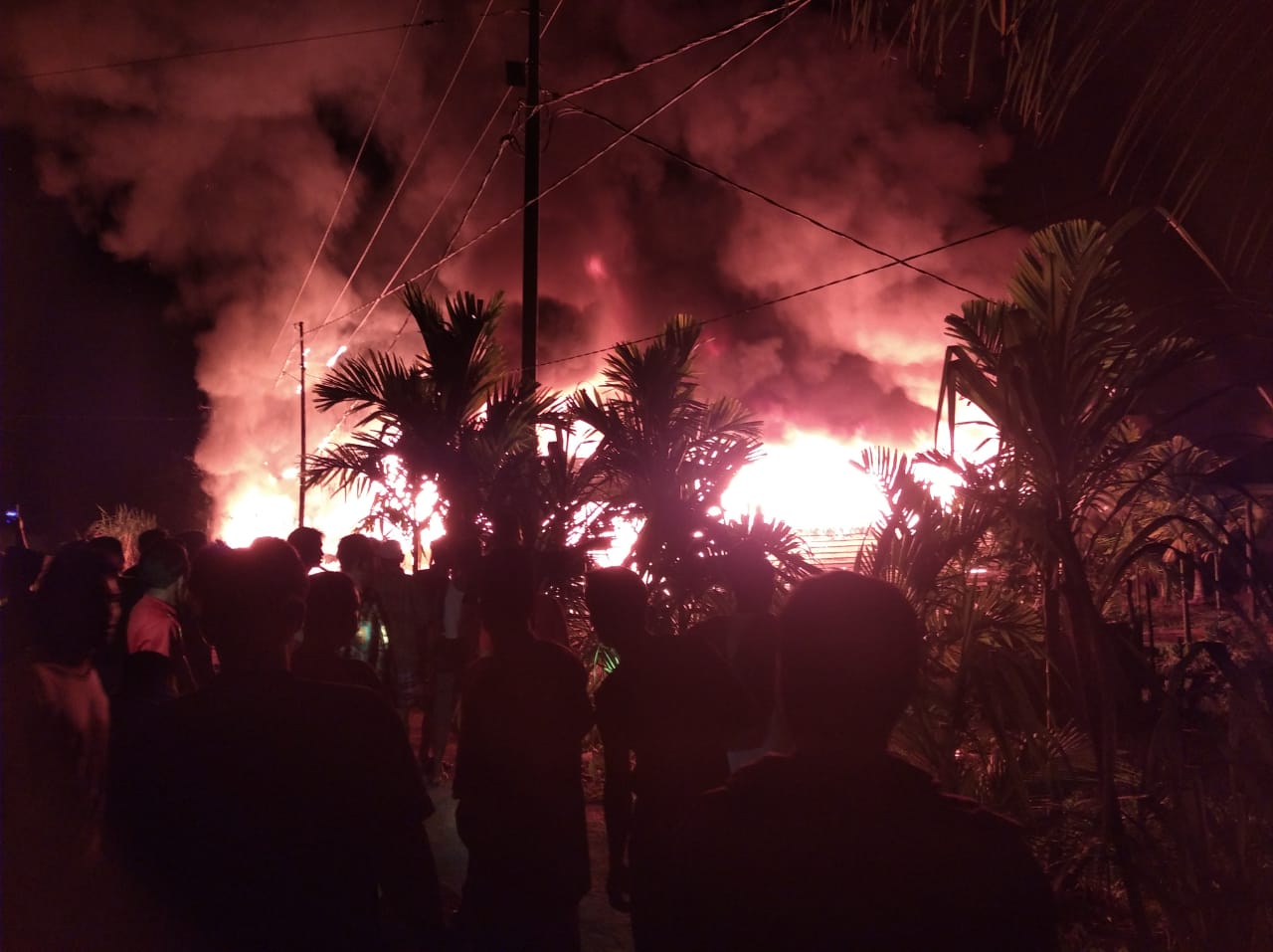 Tiga Rumah Warga di Inhil Hangus Terbakar
