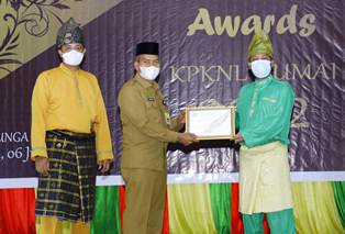 BKD Siak Terima Penghargaan Peringkat Pertama Kejora Award 2022