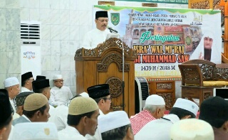 Sekda Inhil Sebut Peringatan Isra' Mi'raj Tanda Kecintaan Terhadap Ajaran Islam