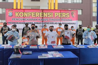 Pembakar Mobil Dinas Lapas Pekanbaru Diringkus Jatanras Ditreskrimum Polda Riau