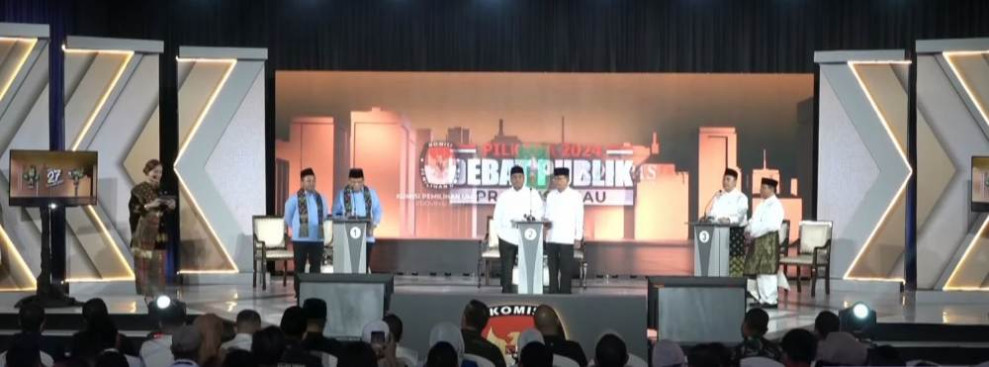 PLN Jaga Pasokan Listrik, Debat Pilkada Riau Sukses Tanpa Gangguan