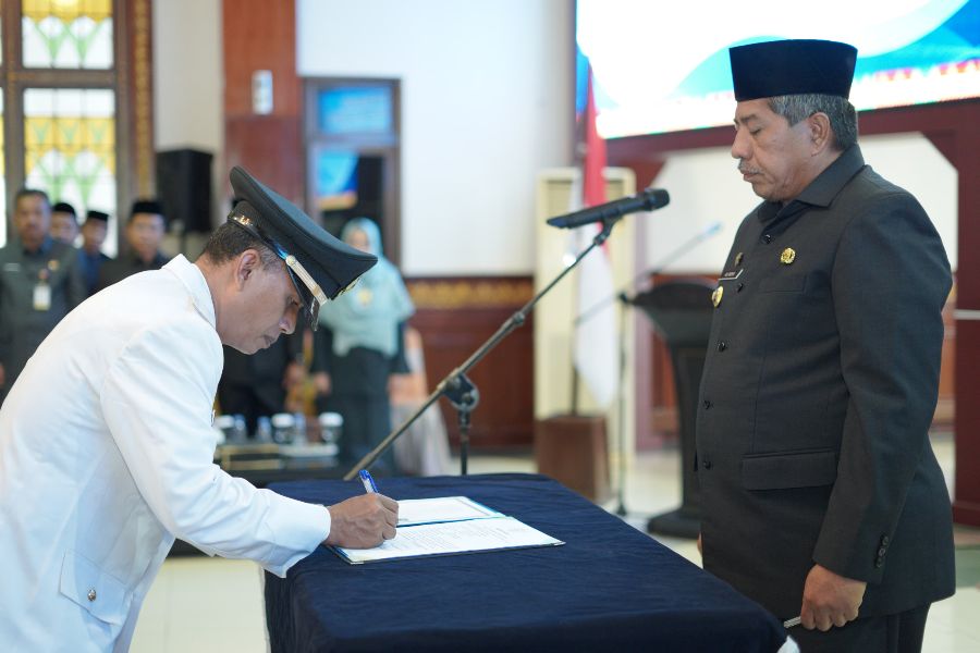 Bupati Alfedri Lantik 136 Pejabat di Lingkungan Pemkab Siak