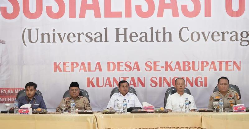 Sosialisasi Berobat Gratis, Bupati Minta Kades dan Puskesmas Proaktif Dukung Percepatan UHC