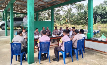 Cooling System, Polsek Rambah Pastikan Keamanan Pilkada 2024