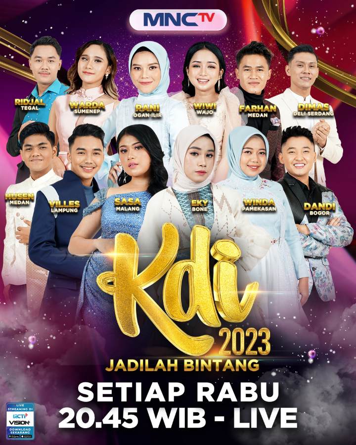 12 Kontestan Bersaing Menjadi Calon Bintang Dangdut Masa Depan di Kontes KDI 2023