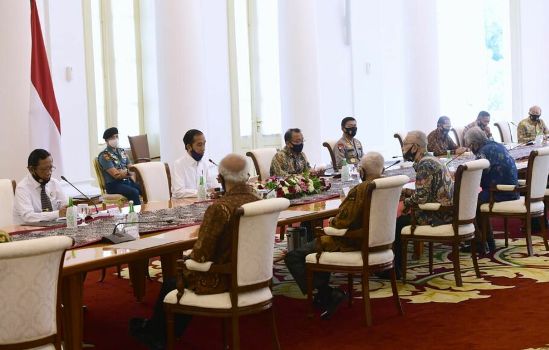 Kumpulkan Purnawirawan TNI-Polri di Istana Negara, Jokowi Bahas Pemilu 2024