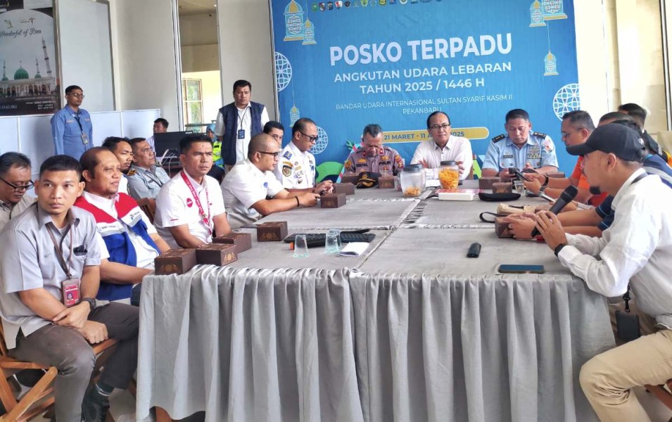 Bandara SSK II Pekanbaru Tutup  Posko Angkutan Lebaran Idul Fitri Tahun 2025M/1446H