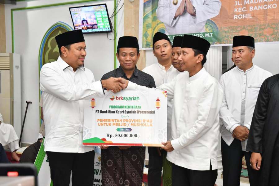 Safari Ramadhan di Rokan Hilir, CSR BRK Syariah Kembali Disalurkan