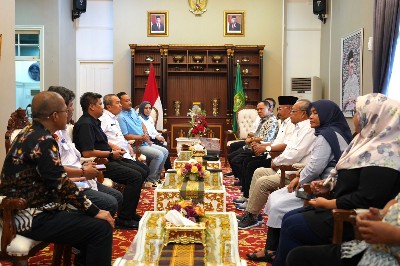 Jelang Pengukuhan 2 Juni, Kadin Provinsi, Riau Audiensi dengan Gubernur Syamsuar