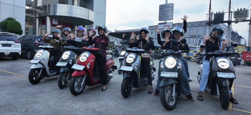 Scoopy Velocreativity 'BBQ Ride' Ajak Komunitas City Rolling dan Seru-Seruan di Pekanbaru
