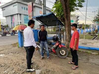 Polsek Kawasan Pelabuhan Tembilahan Ajak Masyarakat Jaga Suasana Kondusif Pilkada 2024