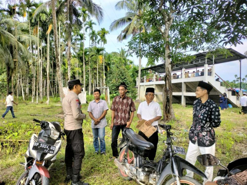 Polsek Tempuling Ajak Masyarakat Desa Mumpa Sukseskan Pilkada 2024