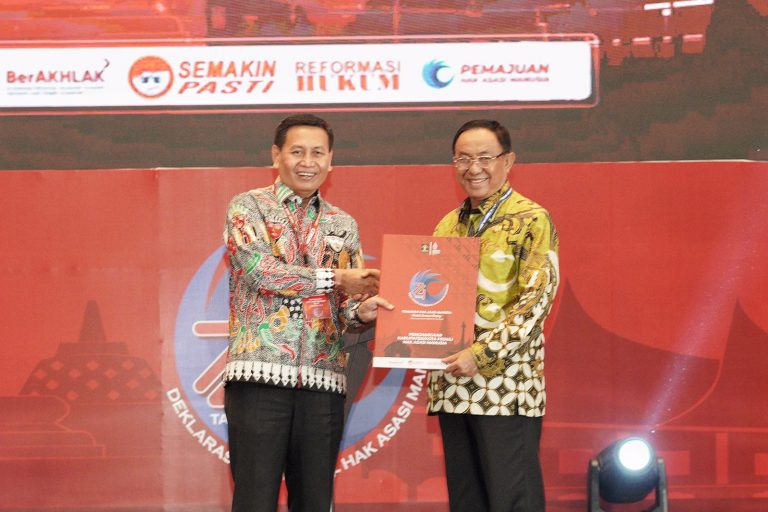 Peduli HAM, Pemkab Inhil Kembali Terima Penghargaan dari MenkumHAM RI