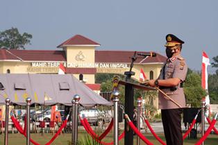 Kapolda Riau: Disini Dibentuk Ketrampilan, Pikiran,& Sikap Sebagai Polri Sejati